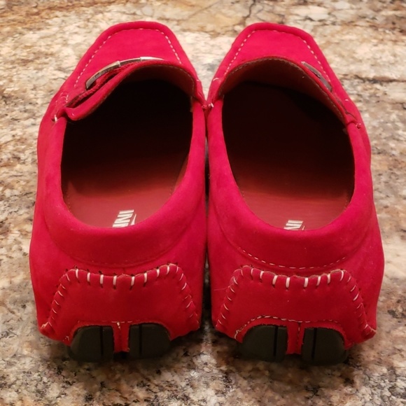 Giovanni Red slip-on Loafers - Picture 3 of 4